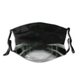 yanfind Coastline Lamp Path Lead Trip Sea Light Island Boardwalk Road Ocean Dock Dust Washable Reusable Filter and Reusable Mouth Warm Windproof Cotton Face