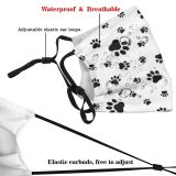 yanfind Abstract Cat Cute Horizon Natural Wildlife Away Dog Path Depart Detail Design Dust Washable Reusable Filter and Reusable Mouth Warm Windproof Cotton Face