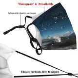 yanfind Bromo Damaged Mt Hiking Structure Night Star Destinations East Travel Semeru Volcano Dust Washable Reusable Filter and Reusable Mouth Warm Windproof Cotton Face