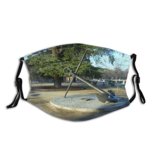 yanfind Earth Anchor Sea Trees Sculpture Sky Sky Tree Playground Plant Recreation Sundial Dust Washable Reusable Filter and Reusable Mouth Warm Windproof Cotton Face