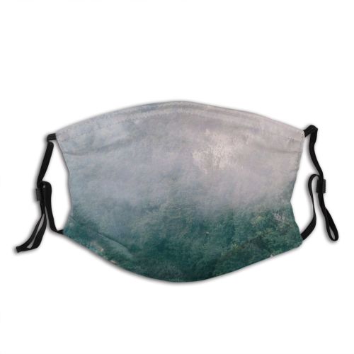 yanfind Idyllic Shore Foliage Amazing Daylight Calm Park Flora Peace Greenery Highland Tranquil Dust Washable Reusable Filter and Reusable Mouth Warm Windproof Cotton Face