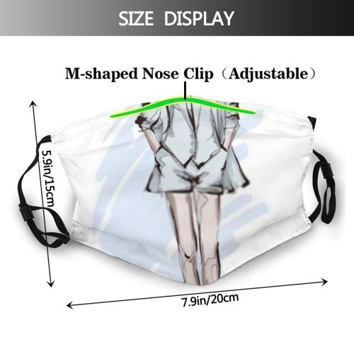 yanfind Abstract Attractive Isolated Elegant Young Fashion Cute Bag Stylish Model Dress Summer Dust Washable Reusable Filter and Reusable Mouth Warm Windproof Cotton Face