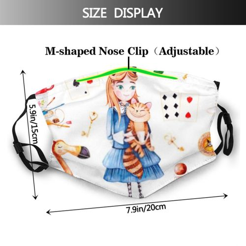 yanfind Peonies Butterfly Packaging Bird Young Hats Cute Alice Tale Fantasy Old Seamless Dust Washable Reusable Filter and Reusable Mouth Warm Windproof Cotton Face