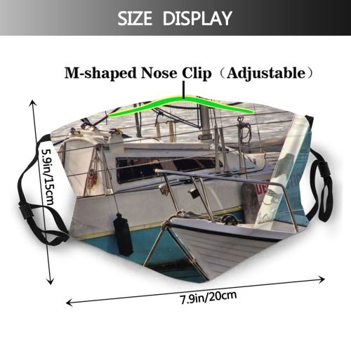 yanfind Winter Vehicle Boating Vessel Contrast Lights Spring Whaler Boats Colours Boat Light Dust Washable Reusable Filter and Reusable Mouth Warm Windproof Cotton Face