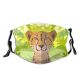 yanfind Isolated Safari Fur Dangerous Hunter Danger Life Cat Stain Cute Carnivore Mascot Dust Washable Reusable Filter and Reusable Mouth Warm Windproof Cotton Face