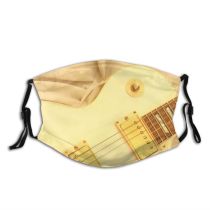 yanfind Rythm Crisp Musical Tone Bass Harmony Bold Accessory Guitar Clasic Play Musical Dust Washable Reusable Filter and Reusable Mouth Warm Windproof Cotton Face
