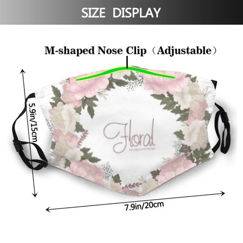 yanfind Bridal Vegetation Cute Boarder Berries Grey Winter Fall Wedding Blank Summer Autumn Dust Washable Reusable Filter and Reusable Mouth Warm Windproof Cotton Face