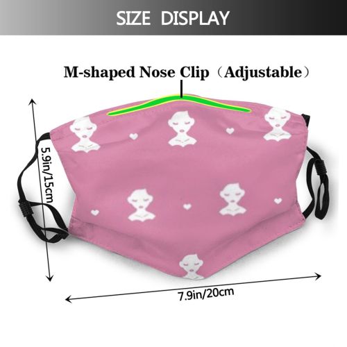yanfind Abstract Hot Decor Young Fashion Cute Sexy Seamless Feminine Beauty Lipstick Summer Dust Washable Reusable Filter and Reusable Mouth Warm Windproof Cotton Face