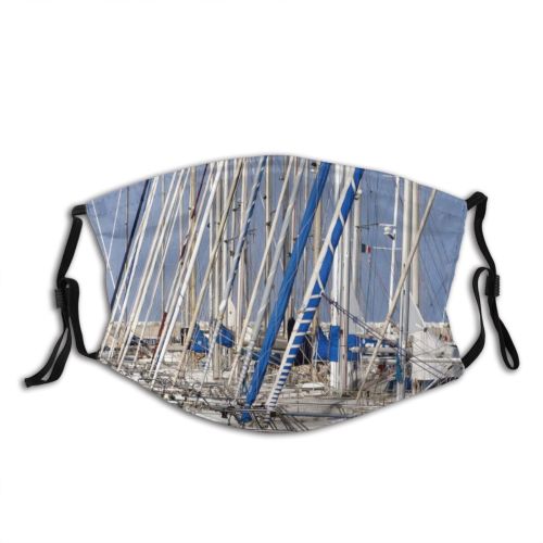 yanfind Motor Trasport Samos Marine Old Vehicle Vessel Prow Port Sail Sea Boat Dust Washable Reusable Filter and Reusable Mouth Warm Windproof Cotton Face