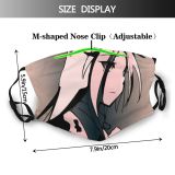 yanfind Attractive Isolated Japanese Lovely Young Fashion Little Cute Manga Elegance Female Beautiful Dust Washable Reusable Filter and Reusable Mouth Warm Windproof Cotton Face