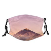 yanfind Idyllic Dawn Mountain Clouds Geological Daytime Tranquil Dramatic Geology Scenery Peak Cloud Dust Washable Reusable Filter and Reusable Mouth Warm Windproof Cotton Face
