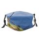 yanfind Brittany Season Travel Sky Past Old Summer Water's Scenery Sea France Landscape Dust Washable Reusable Filter and Reusable Mouth Warm Windproof Cotton Face