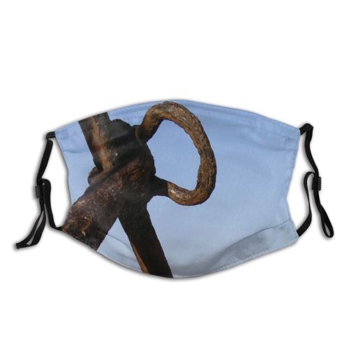 yanfind Iron Sky Plant Sculpture Sky Tree Rust Wood Metal Anchor Dust Washable Reusable Filter and Reusable Mouth Warm Windproof Cotton Face