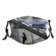 yanfind Lady Infrastructure Structure Exterior Downtown Faceless Passage Unrecognizable Casual Anonymous Way Bridge Dust Washable Reusable Filter and Reusable Mouth Warm Windproof Cotton Face