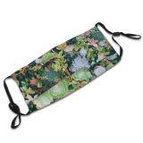 yanfind Idyllic Tropical Botanical Ecology Daylight Rounded Exotic Greenery Top Silent Picturesque Scenery Dust Washable Reusable Filter and Reusable Mouth Warm Windproof Cotton Face