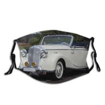 yanfind Traffic Sedan Mercedes Old Coupé Vehicle Classic Convertible Car Vehicle Oldtimer Car Dust Washable Reusable Filter and Reusable Mouth Warm Windproof Cotton Face