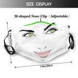 yanfind Attractive Isolated Smile Young Fashion Cute Nose Stylish Elegance Eyelash Glamour Contrast Dust Washable Reusable Filter and Reusable Mouth Warm Windproof Cotton Face