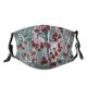 yanfind Winter Wisconsin Frost Bushes Crab Cranberry Frigid Plant Ice Branch December Flower Dust Washable Reusable Filter and Reusable Mouth Warm Windproof Cotton Face