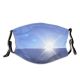 yanfind Winter Texture Horizon Lens Atmospheric Sparkle Flare Sky Sunlight Light Daytime Sun Dust Washable Reusable Filter and Reusable Mouth Warm Windproof Cotton Face
