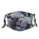yanfind Frost Leaf Frozen Chard UK Above Condition Temperature Outdoors Winter Natural Beauty Dust Washable Reusable Filter and Reusable Mouth Warm Windproof Cotton Face