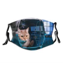 yanfind Crate Young Cage Cat Cute Leaning Box Vet Open Carrier Door Trip Dust Washable Reusable Filter and Reusable Mouth Warm Windproof Cotton Face