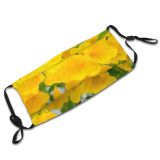 yanfind  Flower Leaf Garden  Summer Beautiful Bloom Dust Washable Reusable Filter and Reusable Mouth Warm Windproof Cotton Face