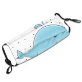 yanfind Abstract Happiness Fashion Life Cute Mascot Smiling Sky Wildlife Cartoons Turquoise Cheerful Dust Washable Reusable Filter and Reusable Mouth Warm Windproof Cotton Face