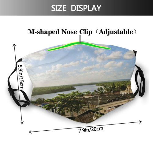 yanfind Classico Resources Old Historia Paraiba Center History Cloud Landscape Telhados Sky Casas Dust Washable Reusable Filter and Reusable Mouth Warm Windproof Cotton Face