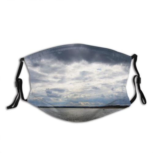 yanfind Resources Sky Horizon East Cloud Sea Sky Harbour Ocean Stormy Cloudy Clouds Dust Washable Reusable Filter and Reusable Mouth Warm Windproof Cotton Face