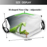 yanfind Grasshopper Mantis Insect Invertebrate Insect Mantis Oecanthidae Macro Cricket Insects Grasshoper Bugs Dust Washable Reusable Filter and Reusable Mouth Warm Windproof Cotton Face