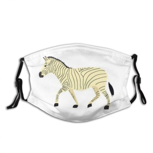 yanfind Abstract Isolated Stripes Garden Zebra Cat Carnivore Wildlife Fauna Leopard Design Africa Dust Washable Reusable Filter and Reusable Mouth Warm Windproof Cotton Face