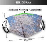 yanfind Snow Dust Washable Reusable Filter and Reusable Mouth Warm Windproof Cotton Face