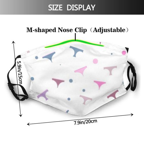 yanfind Fashion Cute Bikini Sexy Seamless Feminine Underwear Panties Elegance Glamour Lady Female Dust Washable Reusable Filter and Reusable Mouth Warm Windproof Cotton Face