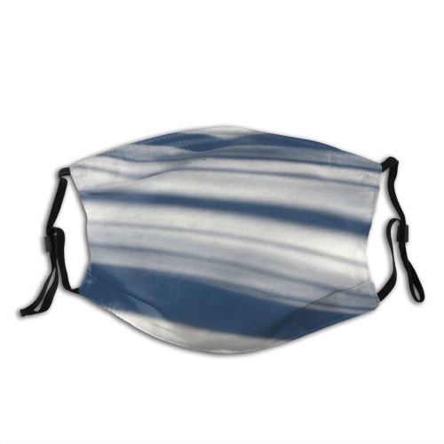 yanfind Nieve Winter Texture Shadows Winter Ripples Sky Bed Snow Stripes Forest Tree Dust Washable Reusable Filter and Reusable Mouth Warm Windproof Cotton Face