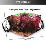 yanfind Winter Landscapes Vegetation Leaf Spring Plant Landscape Tree Tree Natural Flower Dust Washable Reusable Filter and Reusable Mouth Warm Windproof Cotton Face