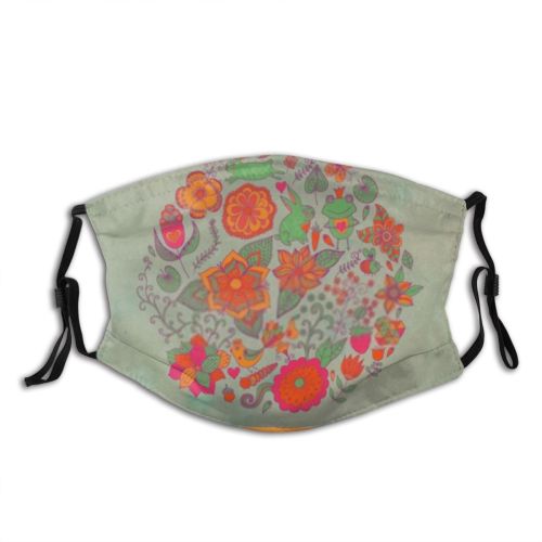 yanfind Abstract Butterfly Bird Cute Summer Fly Design Valentine Pretty Holidays Dragon Foliage Dust Washable Reusable Filter and Reusable Mouth Warm Windproof Cotton Face