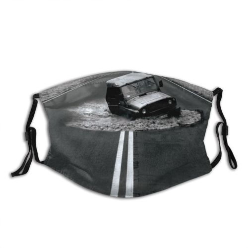 yanfind Night Vehicle Asphalt Accident Tire Motor Design Road Jeep Vehicle Road Automotive Dust Washable Reusable Filter and Reusable Mouth Warm Windproof Cotton Face
