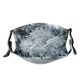 yanfind Winter Sky Plant Tree Outside Branch Plant Frost Winter Blizzard Freezing Snow Dust Washable Reusable Filter and Reusable Mouth Warm Windproof Cotton Face