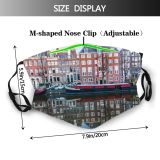 yanfind Europe Social Capital Heritage Downtown Cities Environmental Community Dutch District UNESCO City Dust Washable Reusable Filter and Reusable Mouth Warm Windproof Cotton Face