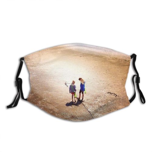 yanfind Chain Leisure Sunlight Over Girls Horizon High Sky Teenager Teenagers Sea Lifestyles Dust Washable Reusable Filter and Reusable Mouth Warm Windproof Cotton Face