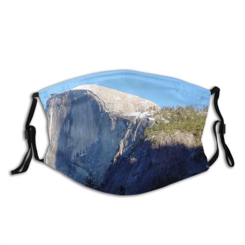 yanfind Formation Granite Cliff Mountainous Dome Ridge Geology Batholith Rock Mountain Outcrop Half Dust Washable Reusable Filter and Reusable Mouth Warm Windproof Cotton Face