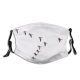 yanfind Geese Birds Winter Migration Flying Flock Bird Bird Flight Goose Beak Dust Washable Reusable Filter and Reusable Mouth Warm Windproof Cotton Face