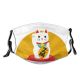 yanfind Asian Japanese Cat Cute Year Fortune Luck Chinese Coin Gold Lucky Happy Dust Washable Reusable Filter and Reusable Mouth Warm Windproof Cotton Face