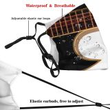 yanfind Melody Sound Bass Wood Flamenco Accessory Acoustic Guitar Rock Play Musical Instrument   Dust Washable Reusable Filter and Reusable Mouth Warm Windproof Cotton Face