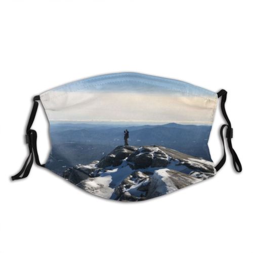 yanfind Peak Hiking Climbing Chocorua Snow Snowcapped Forest Backpack Village Aspirations USA Mountain Dust Washable Reusable Filter and Reusable Mouth Warm Windproof Cotton Face