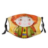 yanfind Isolated Comfort Cute Tale Scrapbooking Interior Child Tilda Culture Design Handmade Costume Dust Washable Reusable Filter and Reusable Mouth Warm Windproof Cotton Face
