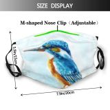 yanfind Isolated Bird Cute Feather Flying Colorful Natural Ornithology Wildlife Fauna Avian Birds Dust Washable Reusable Filter and Reusable Mouth Warm Windproof Cotton Face