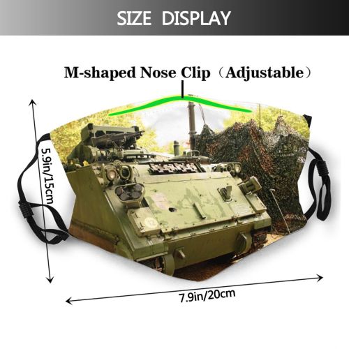 yanfind Combat Armored Propelled Vehicle Blindado Car Personnel Motor Guerra Carrier Exercito Self Dust Washable Reusable Filter and Reusable Mouth Warm Windproof Cotton Face