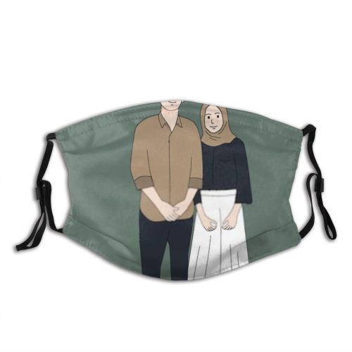 yanfind Attractive Young Fashion Cute Nose Korea Cheerful Female Pretty Face Casual Art Dust Washable Reusable Filter and Reusable Mouth Warm Windproof Cotton Face