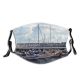 yanfind Harbor Vehicle Vessel Boat Sky Ship Dock Mast Horizon Marina Watercraft Ocean Dust Washable Reusable Filter and Reusable Mouth Warm Windproof Cotton Face